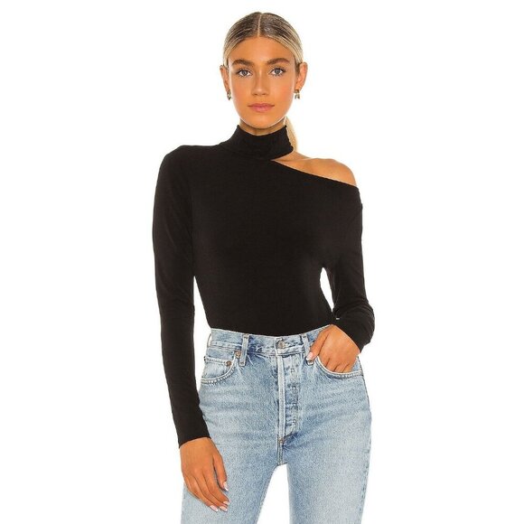 NWT 1.STATE One Shoulder Knit Top Size M - Picture 1 of 15